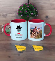 En Cool Baba Kupa Bardak Kırmızı Fotoğraflı Babaya Hediye