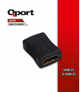 QPORT Q-H2F HDMI-HDMI Adaptör