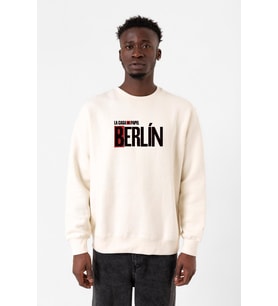La Casa De Papel Berlin Ekru Erkek 2ip Sweatshirt