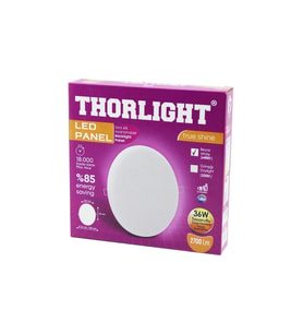 THORLIGHT S-236 36W 22CM BEYAZ LED PANEL SIVA ALTI AYARLI MANDALLI 6400K - 2700LM - 18000 SAAT - 2835 SMD (5343)
