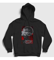 Presmono Unisex Siyah Poster Rock Nin Nine Inch Nails Kapüşonlu Sweatshirt 487043tt