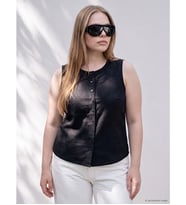LCW Curve Siyah Büyük Beden %100 Pamuklu Bluz