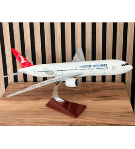 Türk Hava Yolları Özel Seri Metal Koleksiyonluk Uçak  Dev Boy Standlı Model