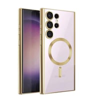 Samsung Galaxy S25 Ultra Kılıf Kross Magneticsafe Kapak - Gold