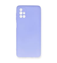 Samsung Galaxy M51 Kılıf First Silikon - Lila