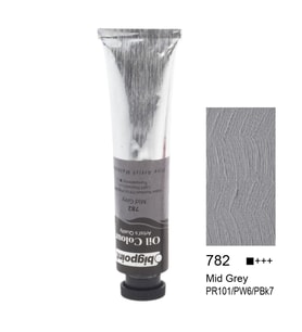 Bigpoint Yağlı Boya 45 ml Middle Grey 782 x 6 Adet