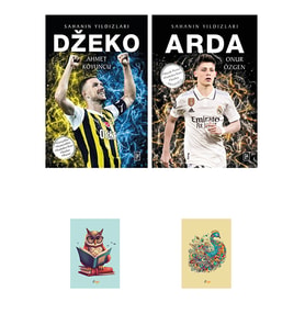 Arda - Dzeko - Sahanın Yıldızları - Parodi Yayınları - Not Defterli Seti