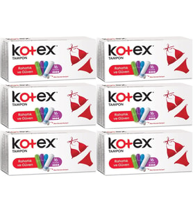 Kotex Tampon Süper 96 Lı Set (6PK*16)