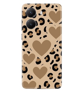 Xiaomi Poco X7 Pro Kılıf Boutique Baskılı Resimli Leopar Kalp Pcode -068