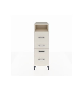 Kronos Dolap Tek Raflı 4 Çekmeceli 44x59x134 Aytaşı-Aytaşı