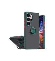 Galaxy S26 Montreal Yüzüklü Silikon Kapak - Yeşil