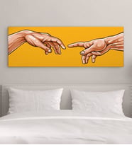 BK Gift Yatak Odası Konseptli Panorama Kanvas Tablo 100x35cm-9