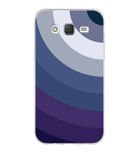 Samsung Galaxy J5 Kapak Renk Cümbüşü Tasarımlı Şeffaf Silikon Kılıf