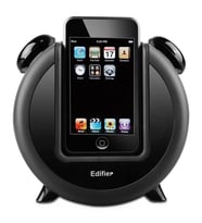 EDIFIER Image Series IF200 Plus 6W RMS Retro Çalar Saat Tasarımlı Hoparlör Siyah