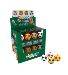 Coloria Futbol Topu 3D Silgi Karışık - 1 adet