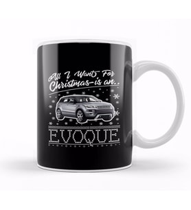 All I Want For Christmas Is An Evoque Kupa Bardak Porselen