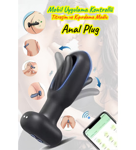 Do it Love - Titreşimli ve Hareketli Mobil Uygulama Kontrollü Plug - Tıkaç Fonksiyonlu