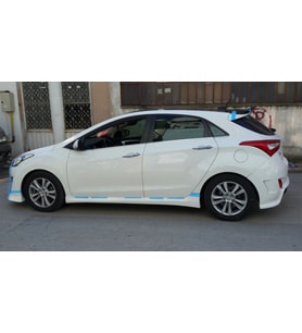 hyundai i30 yan marşpiyel takımı (2011-2017) düz model