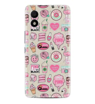 TCL 303 Kılıf Resimli Desenli Baskılı Silikon Donut Flamingo 1415