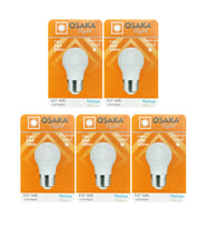 (5 Adet) Osaka 7W (50W) Beyaz Işık E27 Duylu (Kalın Duy) Led Ampul