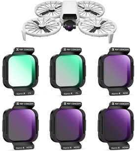 Concept dji Flip Filtre Kiti, Nötr Yoğunluklu Filtre ND8 ND16 ND32 ND64, UV Koruma Filtresi, CPL Dairesel Polarizasyon Filtresi, 28 Katmanlı Nano Kaplama Dji Flip ile uyumlu
