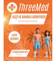 ThreeMed Alçı ve Bandaj Koruyucu - Yetişkin Bacak Diz Üstü Su Geçirmez Her Islak Alanda Kullanım Kırık Bandaj gibi Durumlar İçin Banyo ve Duş Ürünü Alçı Bonesi