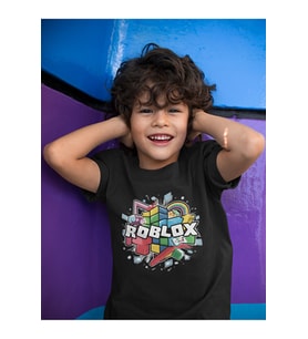Roblox Baskılı Unisex Oyun Çocuk Tişört (1-12 YAŞ)