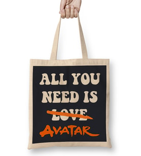 All You Need Is Avatar The Last Airbender Bez Çanta Uzun Saplı