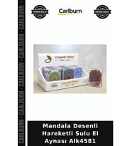 Özel Üretim Mandala Desenli Hareketli Sulu El Aynası Alk4581
