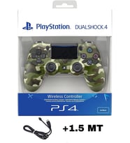 Playstation DualShock 4 Uyumlu V2 Yenilenmiş Ps4 Oyun Kolu Pc + Ps4 (1.5MT ŞARJ KABLOSU) HEDİYEE