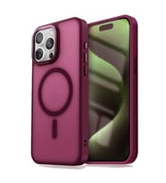 Coverzone Apple iPhone 12 ile uyumlu Arkas? Mat Transparan Buzlu Magsafe ile uyumlu Kamera �?k?nt? 2mm Korumal? Impact Matte Protect?on K?l?f M�rd�m