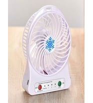 qosrix Ultra Güçlü Esinti Portatif Mini USB Fan 3 Kademeli Şarjlı Masa Üstü Vantilatör Soğutucu Sessiz Ayarlanabilir Taşınabilir