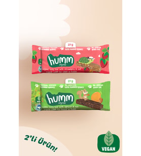 Organik Vegan Yulaf Bar Atıştırmalık Paketi - 2 adet (2 çeşit)