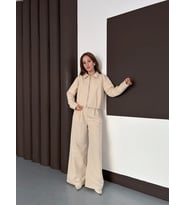 Trenç takım alt üst bej ons