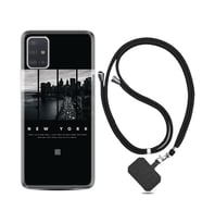 Samsung a71 A72 A73 A7 A9 2018 C7 C9 Kılıf Boyun Askılı Silikon New York 1612