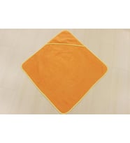Ender Home Bebek Kundağı Havlu Yeni Doğan Bebek Banyo Havlusu Bukle Kundak Standart-Oranj