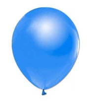 BALON METALİK DÜZ 12 İNC MAVİ PK:100-