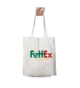 Star Wars FedEx FettEx iki Tarafı Kalıcı Baskılı Yıkanabilir Çanta
