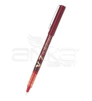 Pilot V7 Hi-Tecpoint İğne Uçlu Roller Kalem 0.7 Kırmızı
