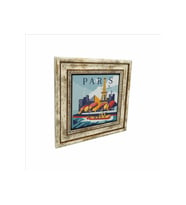 Paris Baskılı Taş Tablo 25X25