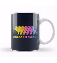 Unicorn Rainbow Swag Kupa Bardak Porselen