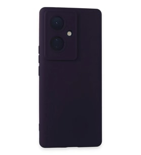 V29 Lite Kılıf Nano içi Kadife Silikon - Mor