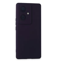 V29 Lite Kılıf Nano içi Kadife Silikon - Mor