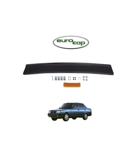 Fiat Doğan-şahin Ön Kaput Koruma Rüzgarlığı 3mm Akrilik Uyumlu (Abs) Parlak Siyah Deflektör 1988-02