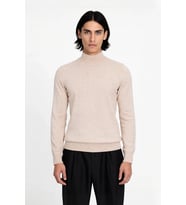 Erkek Slim Fit Dik Yaka Basic Triko Kazak Soğuk Havalarda Konforlu ve Rahat Bir Tarz Sunar