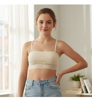 Genç Kadın Full Dantelli İçi Pamuk Astarlı Bralet BB2811