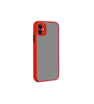 Apple iPhone 12 Kılıf Montreal Silikon Kapak - Kırmızı