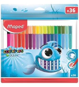 Maped Color'Peps Ocean Yıkanabilir Keçeli Kalem 36'lı 845725