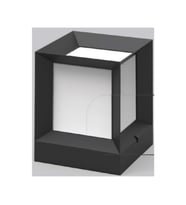 HOROZ 400-010-129 PRİZMA SİYAH 40W BAHÇE AYDINLATMASI