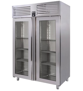 Iceinox Dik Tip Snack Derin Dondurucu 2 Cam Kapılı (Gri)
